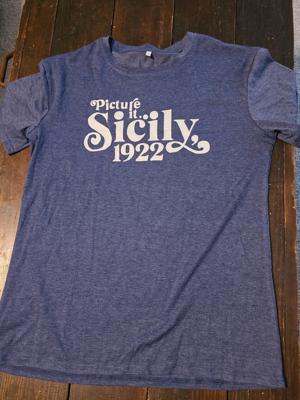 Picture It Sicily 1922 Blue Graphic Tee